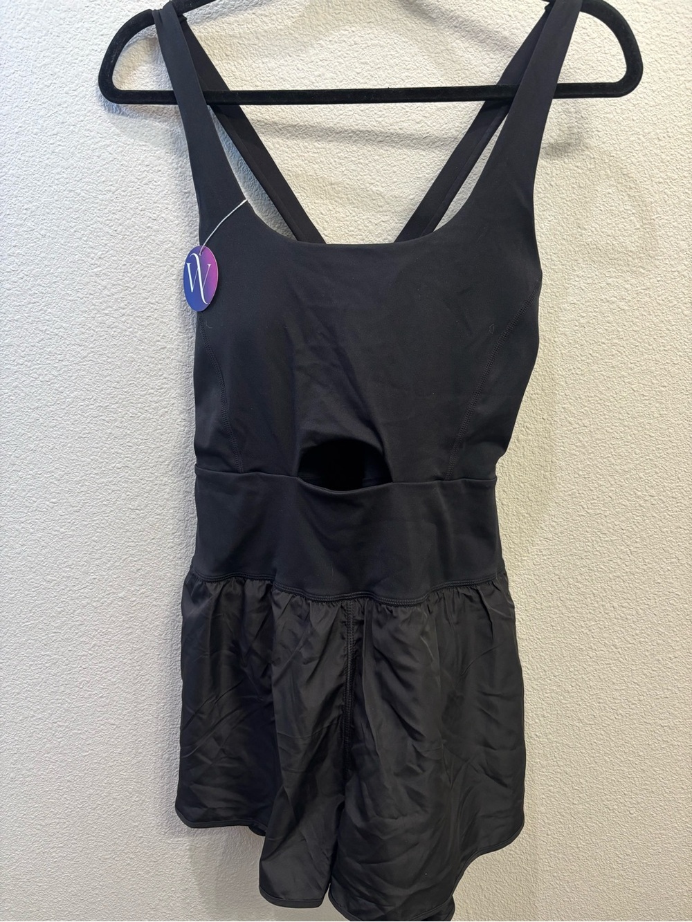 Black Women’s Athletic Dress with Built-in Support